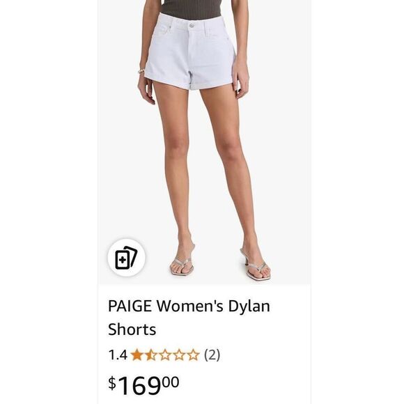 PAIGE Women's Dylan Shorts - Picture 8 of 8